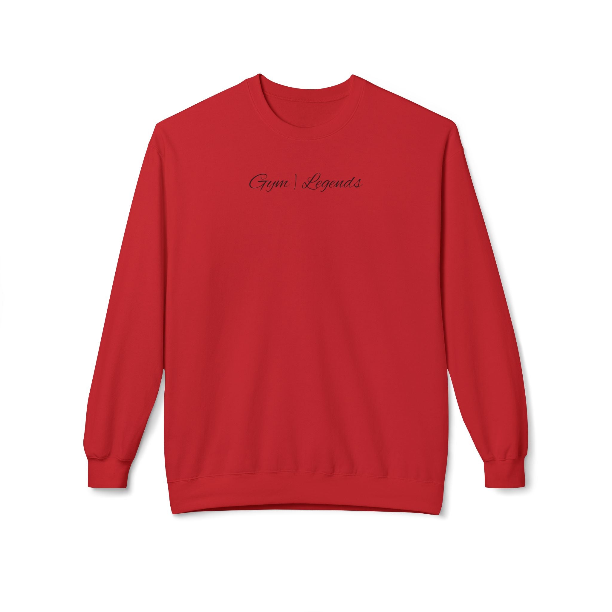 Gym Legends Crewneck Sweatshirt — "Gym Legends Built Different" Athletic Motivational Pullover