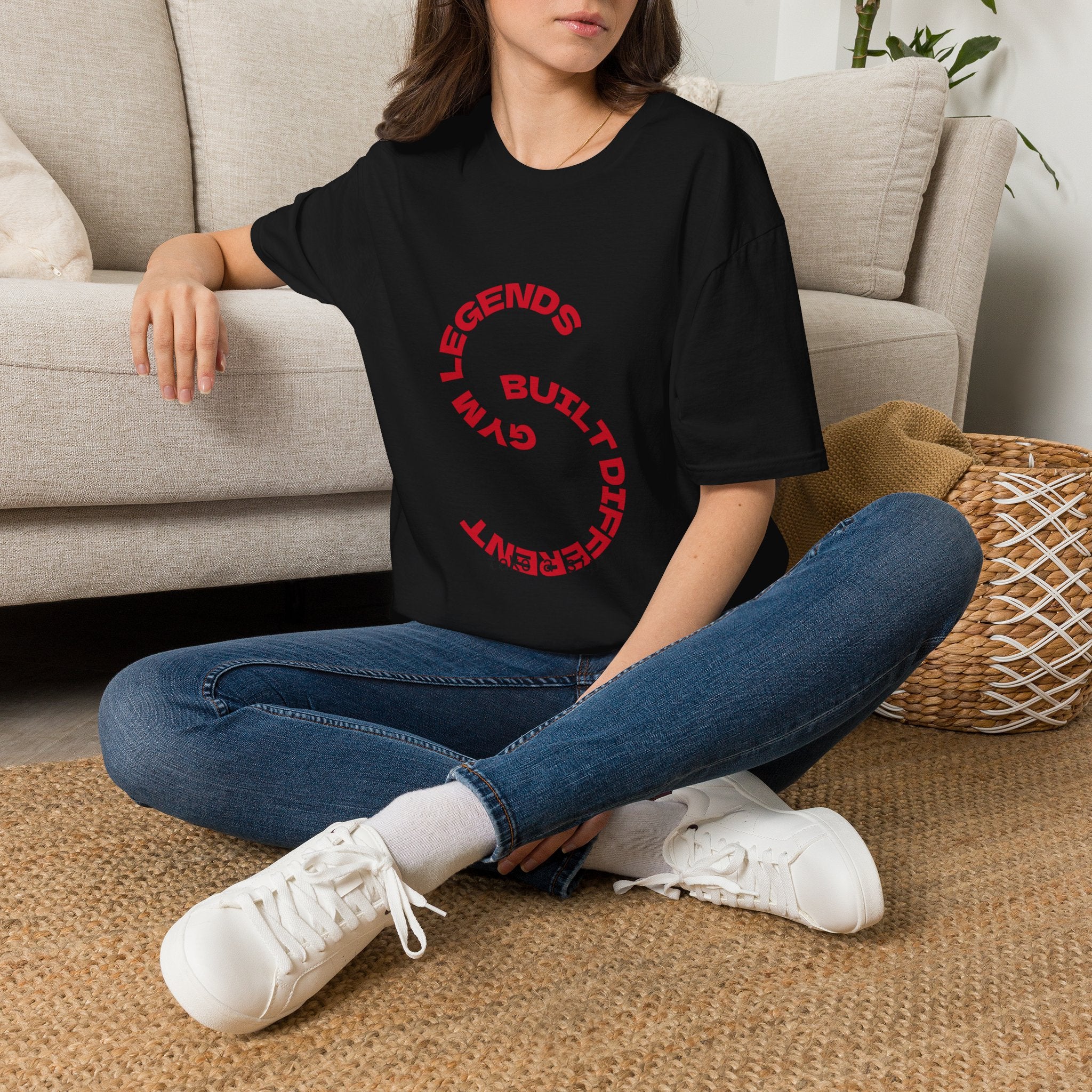 Legends Built Different T-Shirt — Circular Graphic Tee for Athletes & Trendsetters