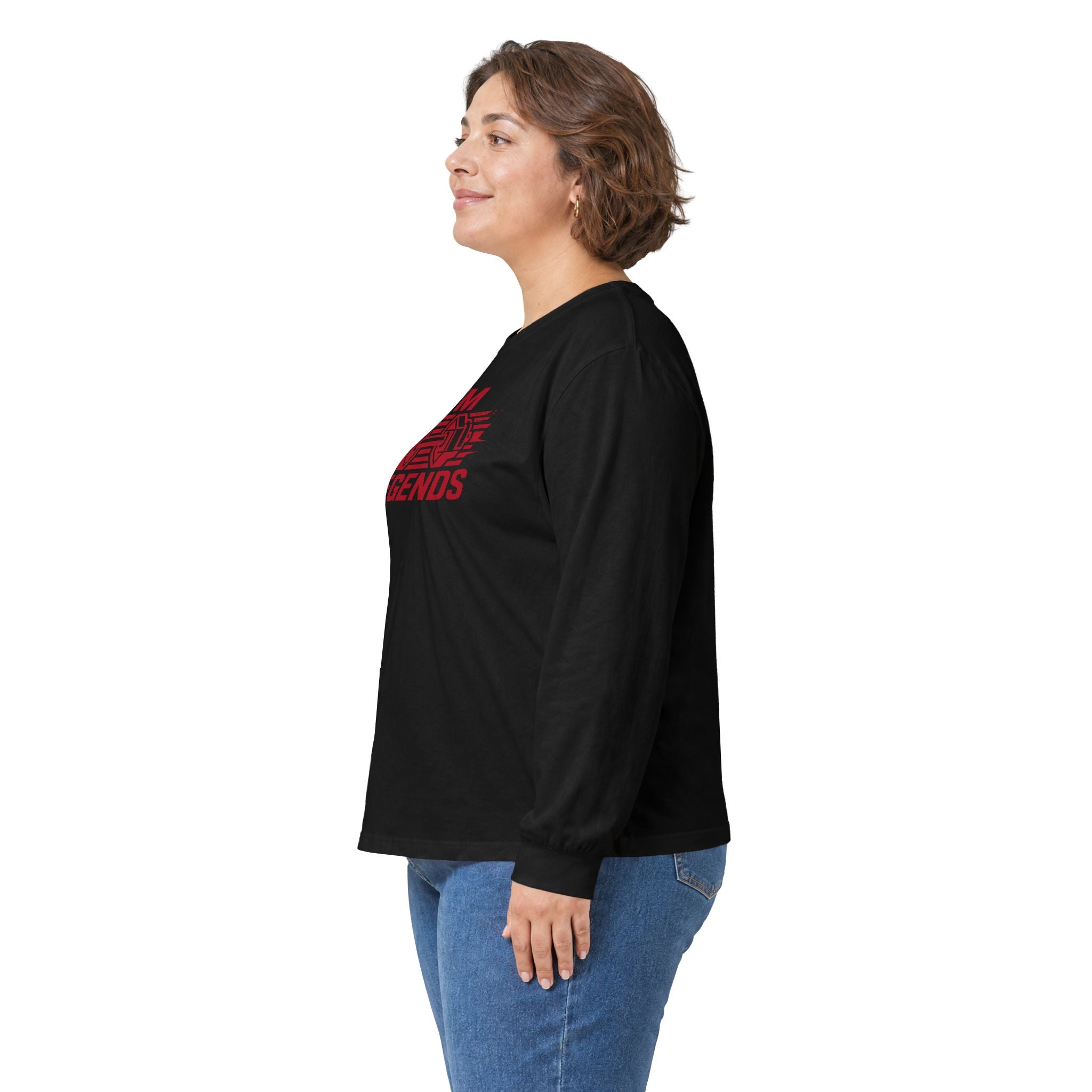 Gym Legends Long Sleeve Tee — Weightlifting Barbell Fitness Shirt