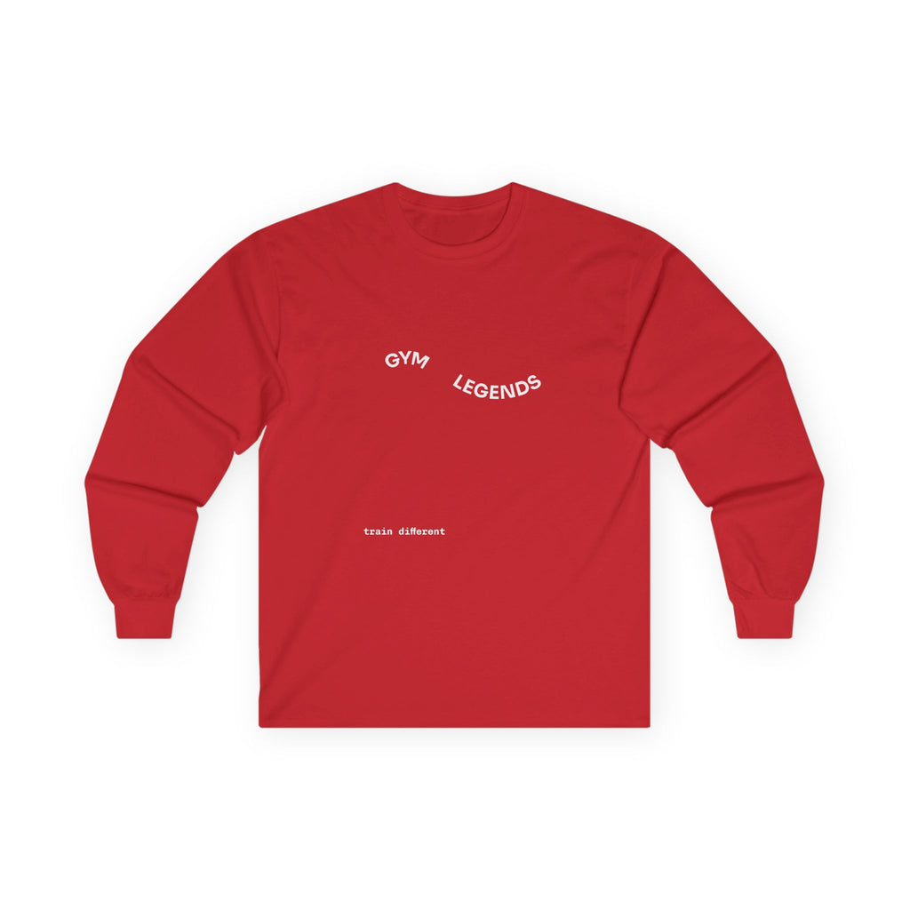 Gym Legends Long Sleeve Tee — Minimal Fitness Graphic