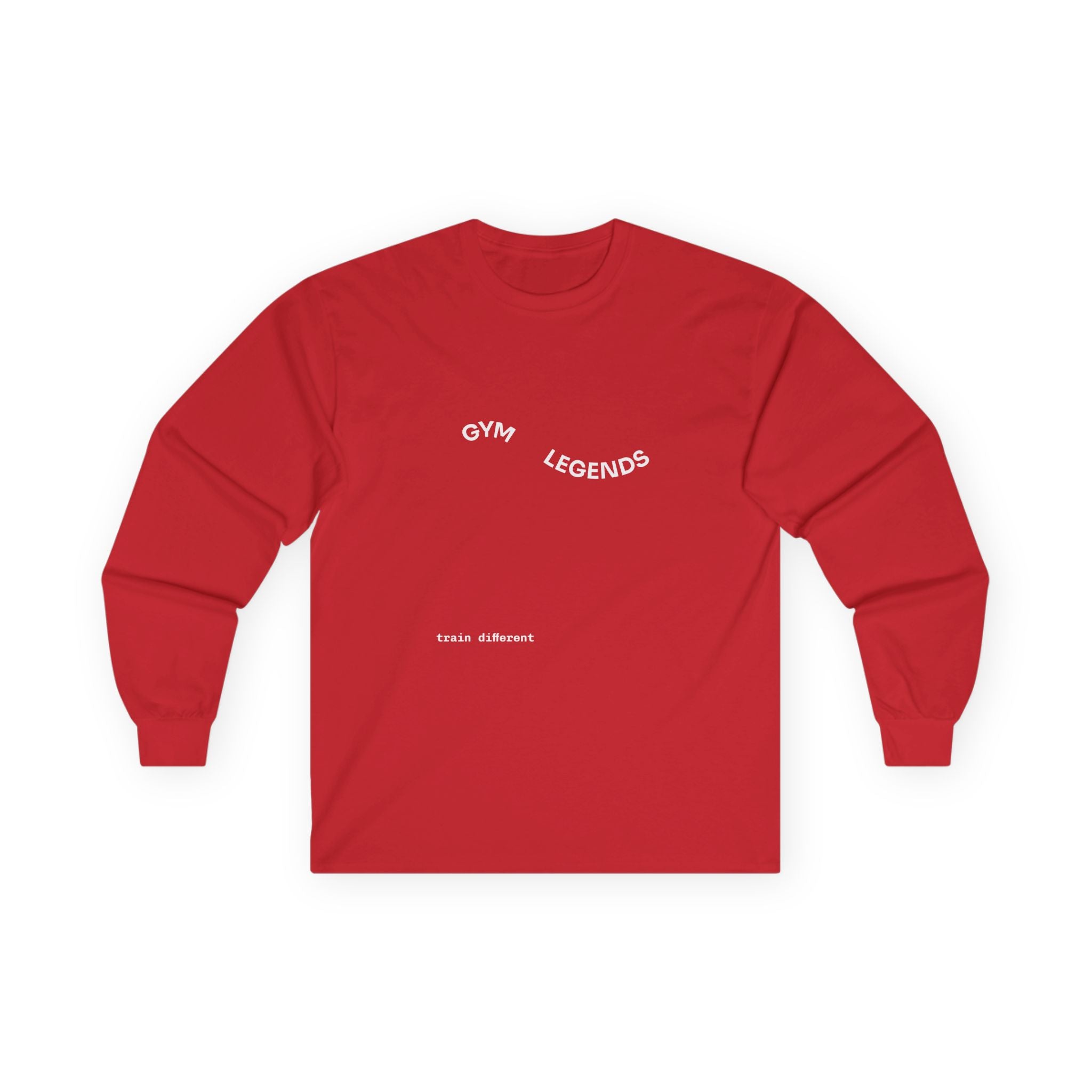 Gym Legends Long Sleeve Tee — Minimal Fitness Graphic