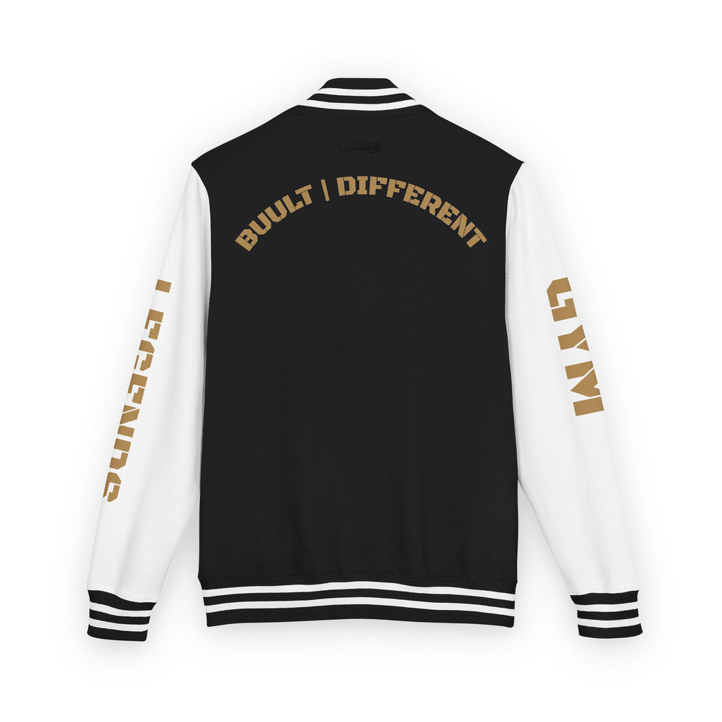 Gym Legends Letterman Jacket — 'Gym Legends' Red & White Varsity Jacket