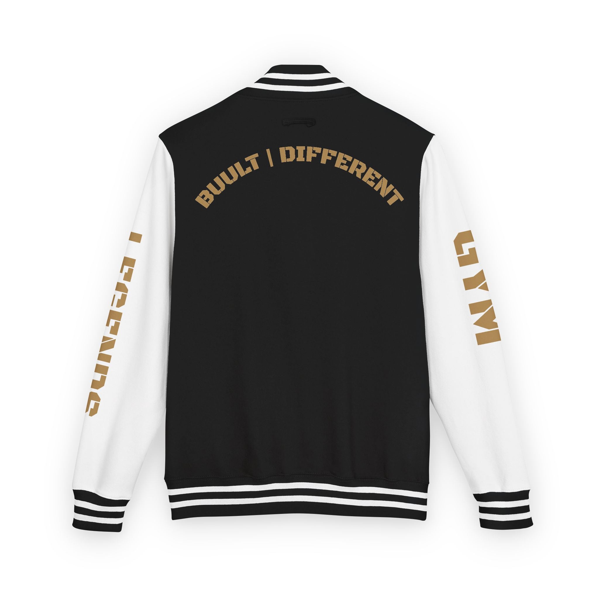 Gym Legends Letterman Jacket — 'Gym Legends' Red & White Varsity Jacket