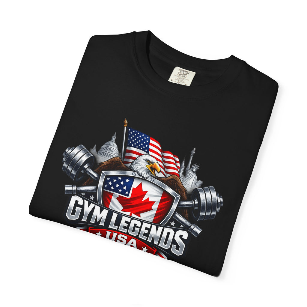 Gym Legends USA T-Shirt — Patriotic Weightlifting Tee