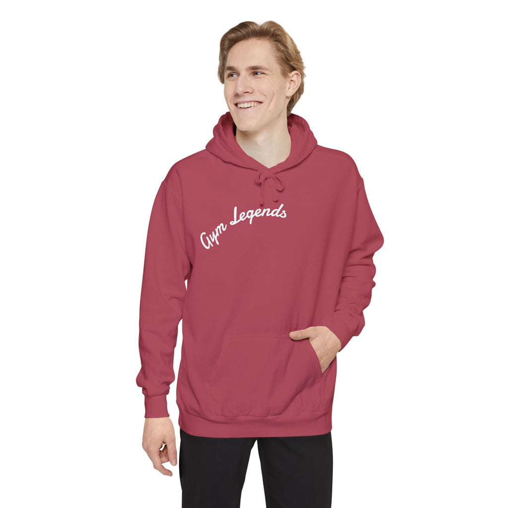 Gym Legends Hoodie — Script Logo Athletic Pullover