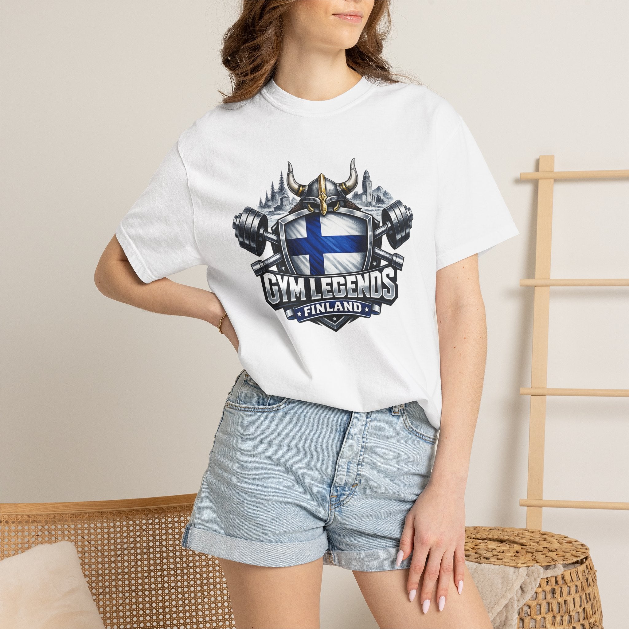 Gym Legends Finland T-Shirt — Viking Barbell Fitness Tee