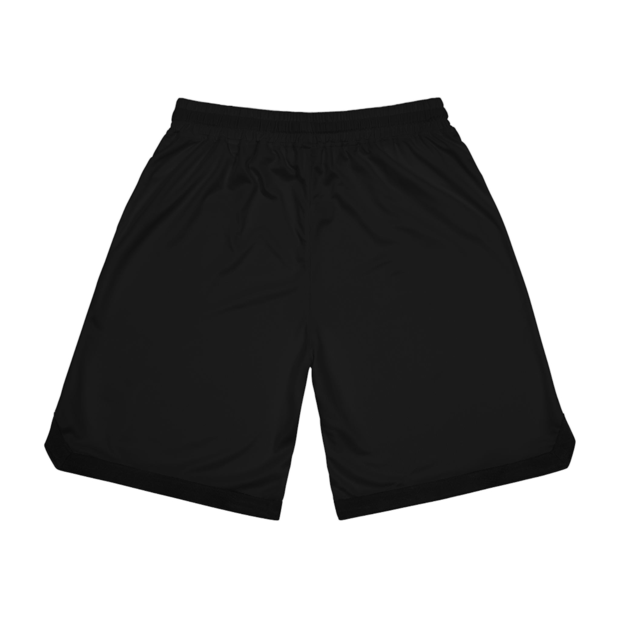 Gym Legends Basketball Shorts — Black/Gold  Ribbed Athletic Shorts