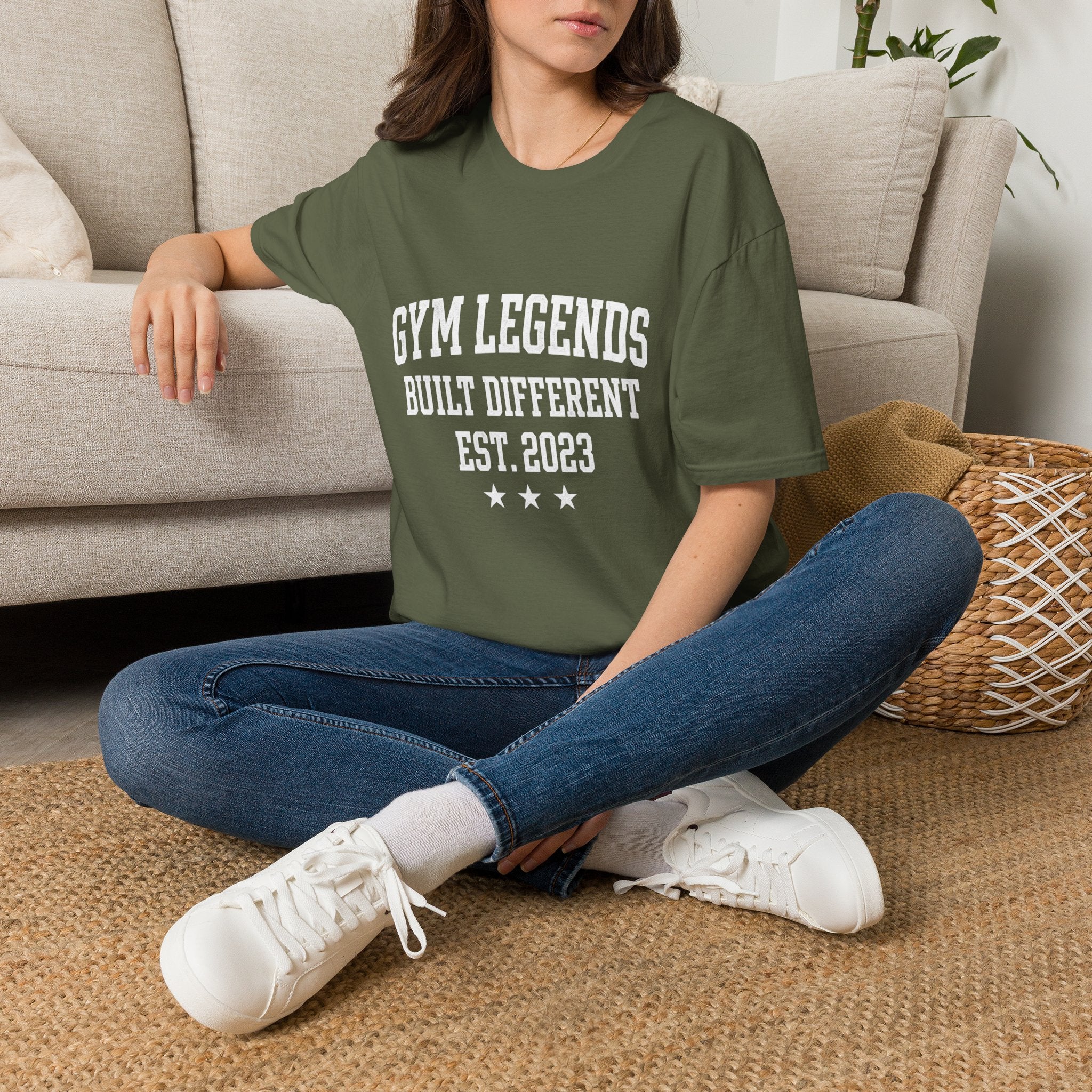 Gym Legends T‑Shirt — "Built Different" Athletic Tee (Est. 2023)