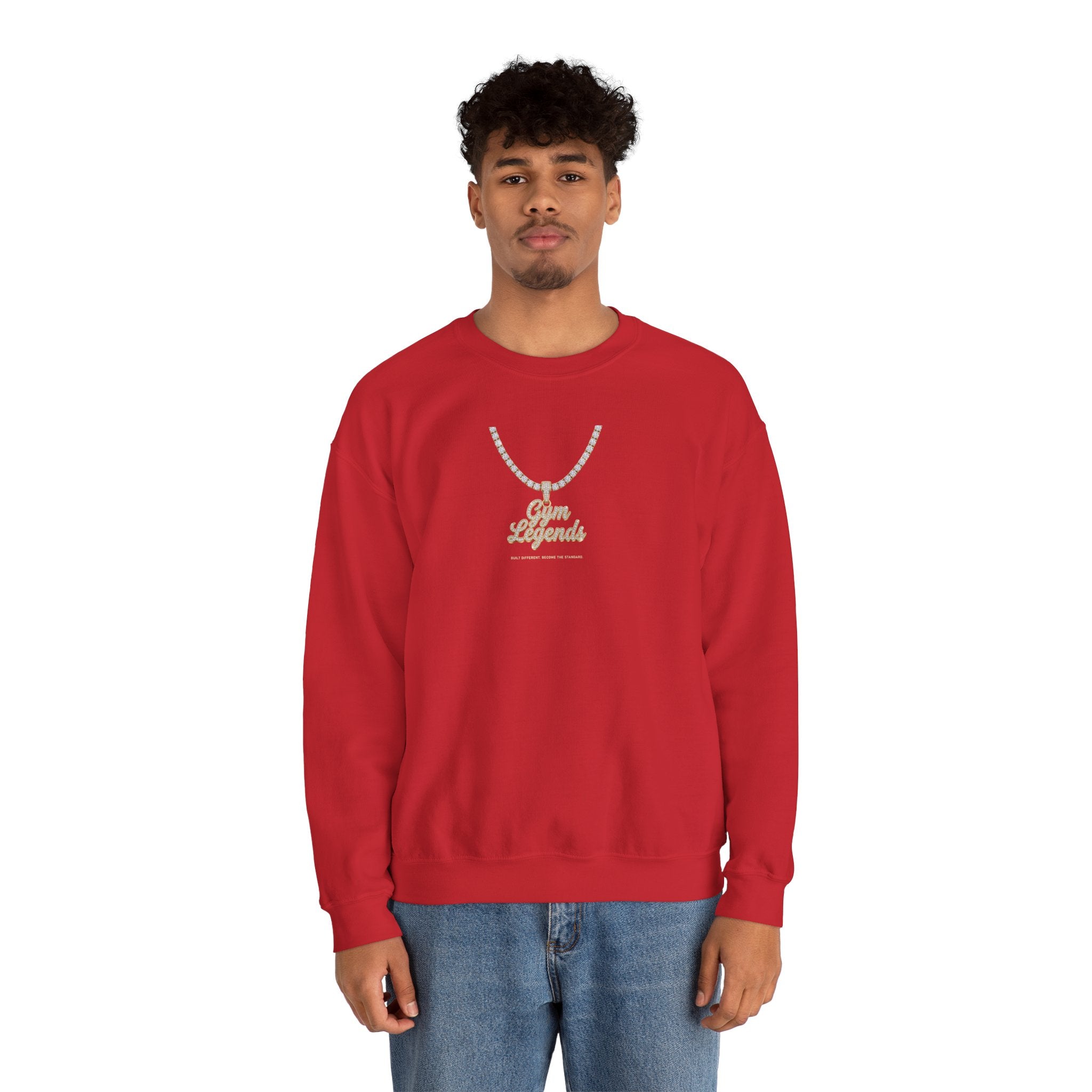 Gold Necklace 'Best Friends' Crewneck Sweatshirt