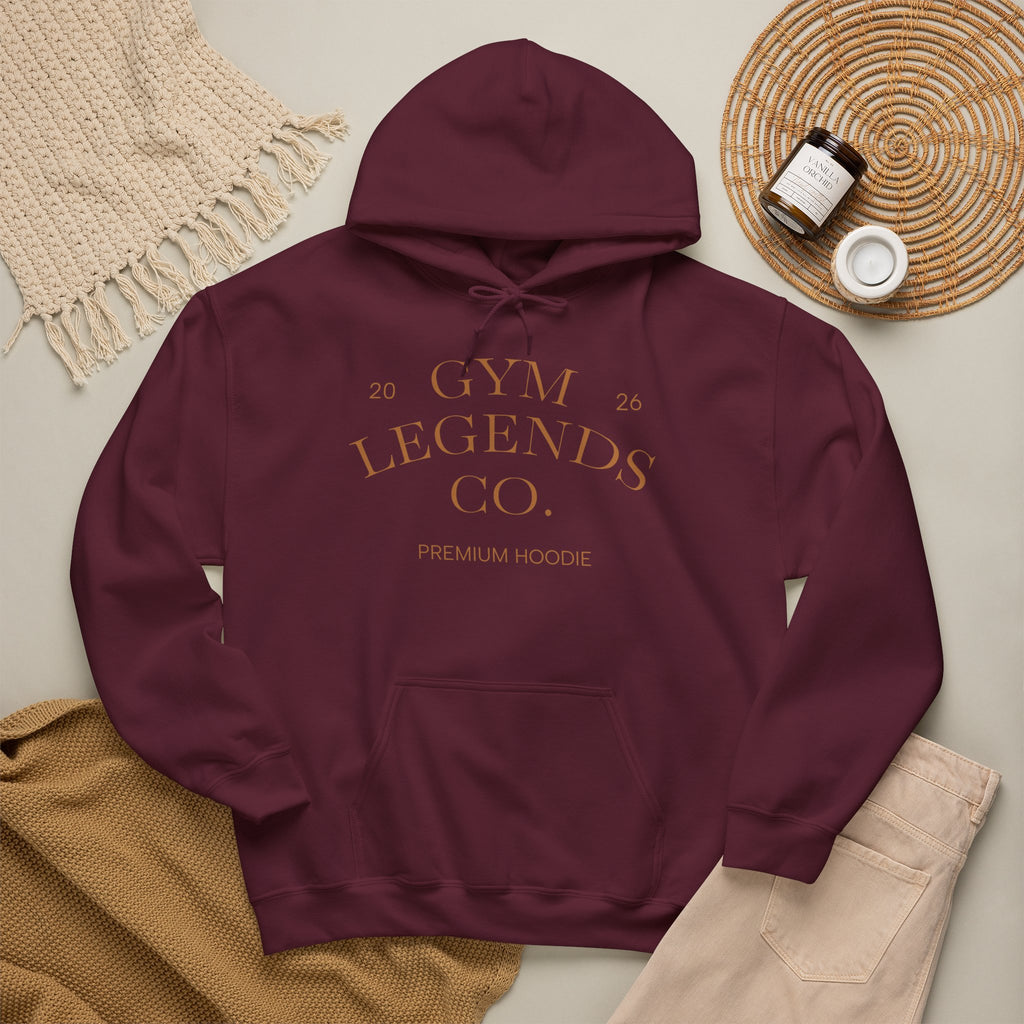Gym Legends Co. Hoodie — Premium Athletic Hooded Sweatshirt
