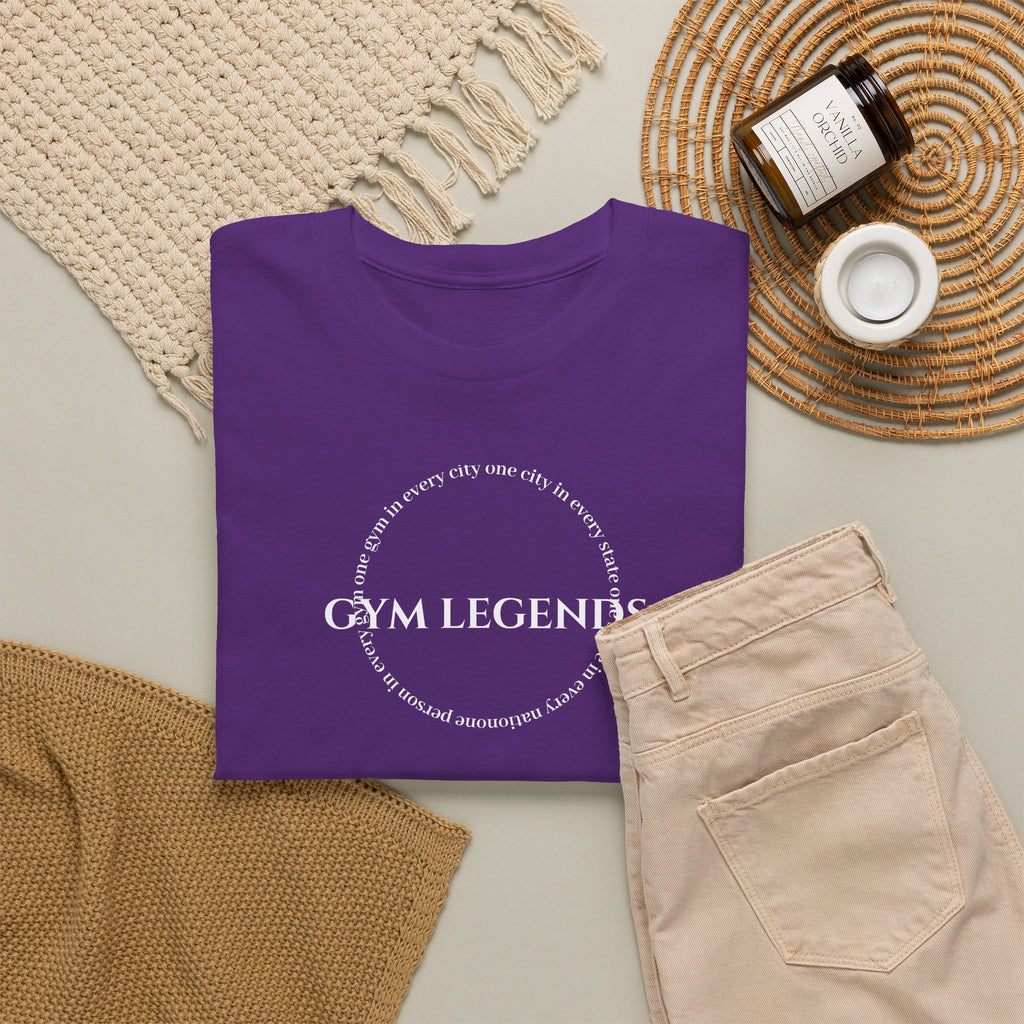 Gym Legends T-Shirt — Minimal Gym Logo Tee