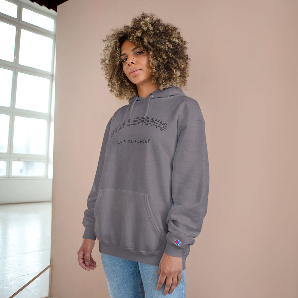 Gym Legends Hoodie — "Built Different" Athletic Pullover