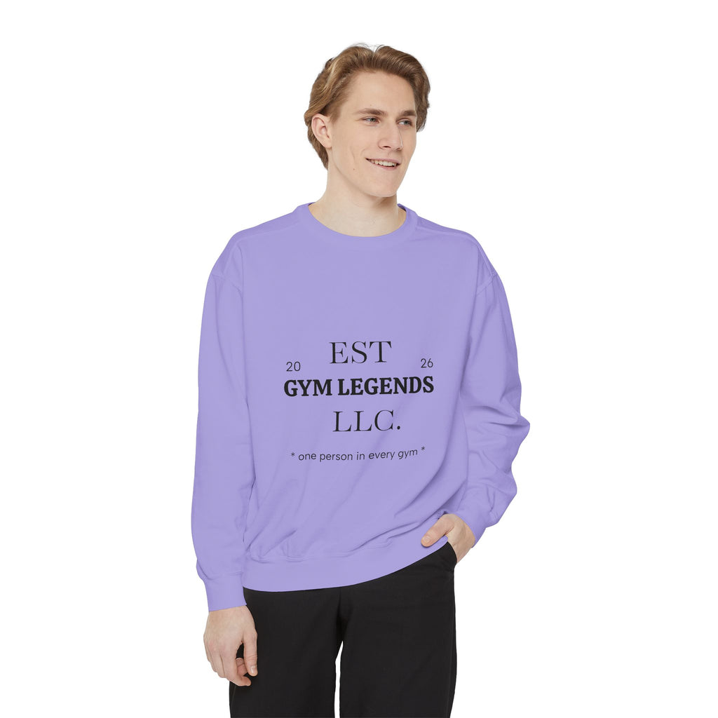 Gym Legends Sweatshirt — EST 2026 Vintage Athletic Crewneck