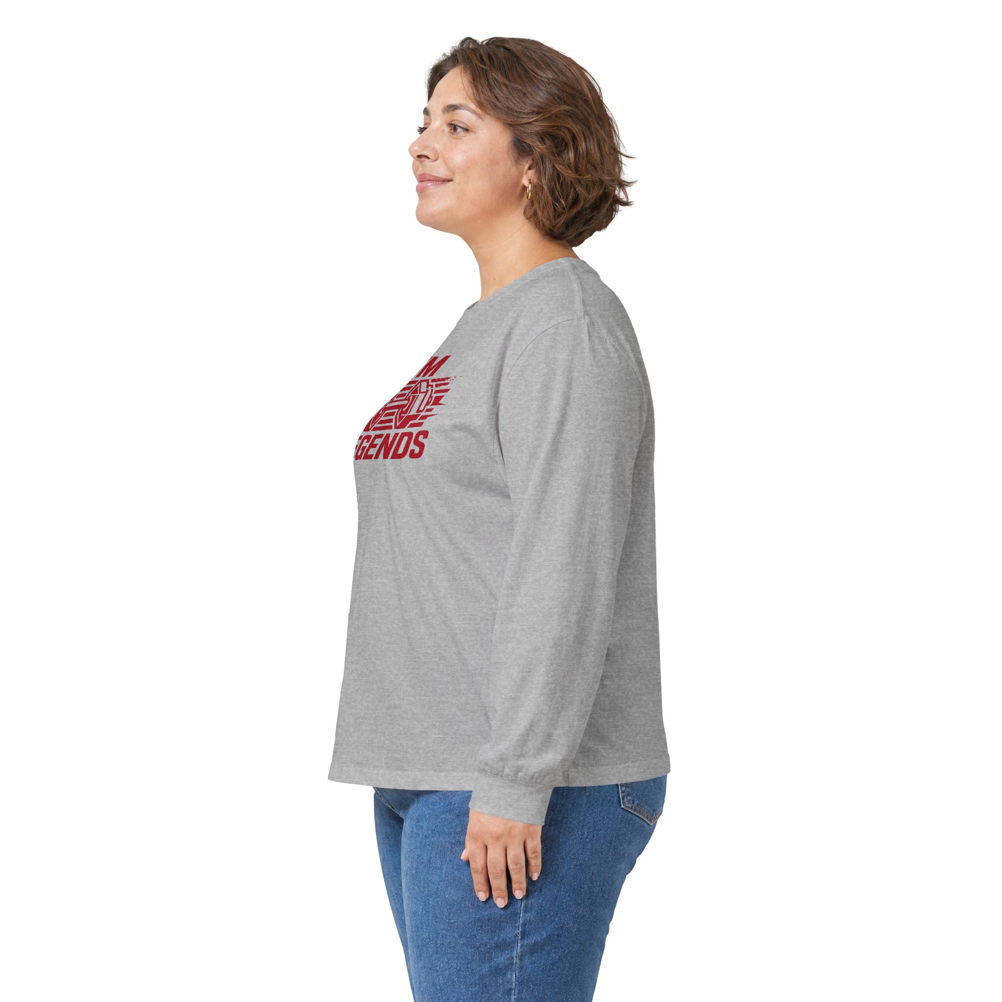 Gym Legends Long Sleeve Tee — Weightlifting Barbell Fitness Shirt