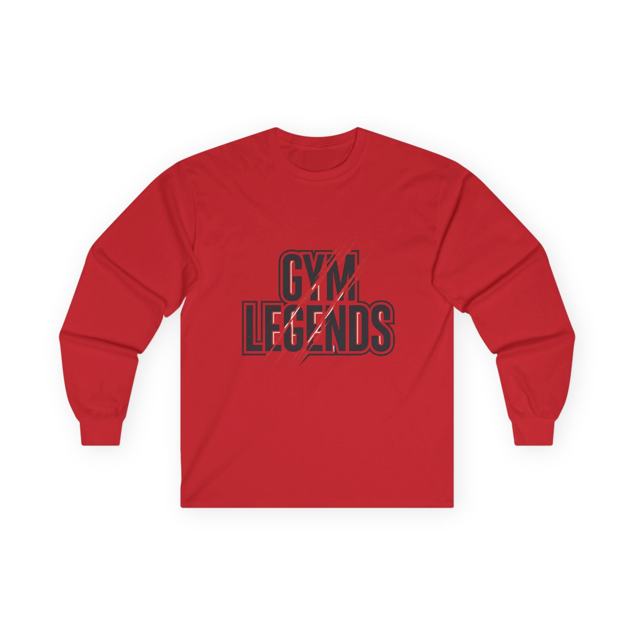 Gym Legends Long Sleeve Tee — Athletic Fitness Workout Shirt