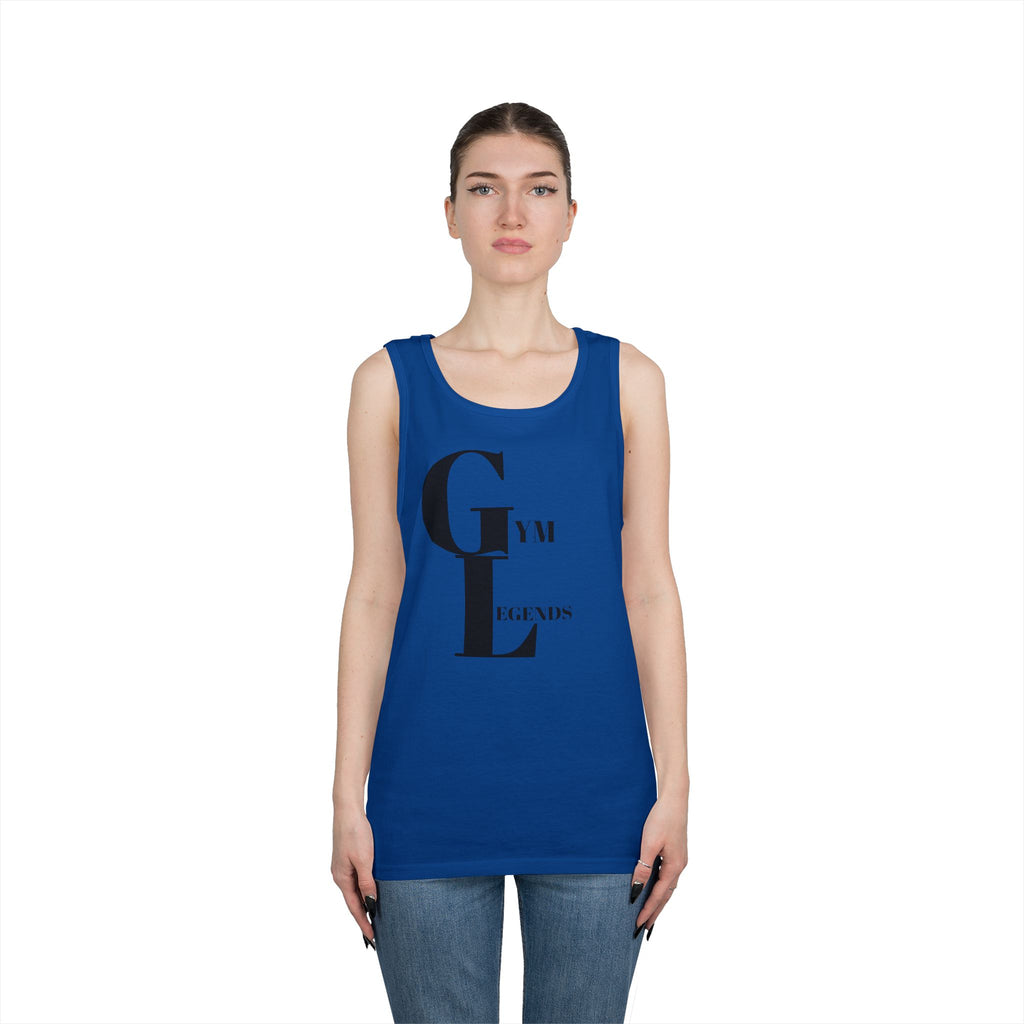 Gym Legends Tank Top — Minimalist Fitness Graphic Tank