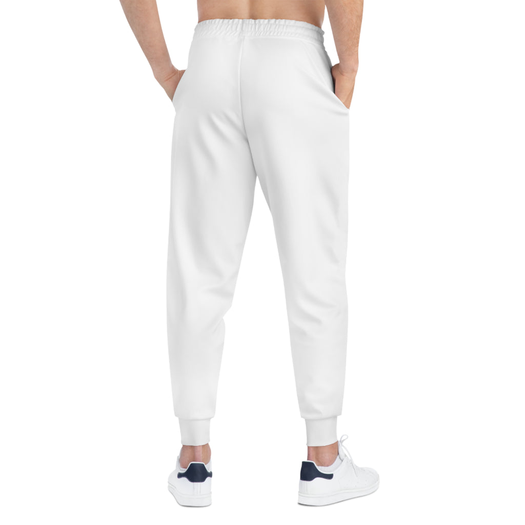 Copy of Copy of Athletic Joggers — Grey 'GYM LIFE' Vertical Logo Fitness Sweatpants