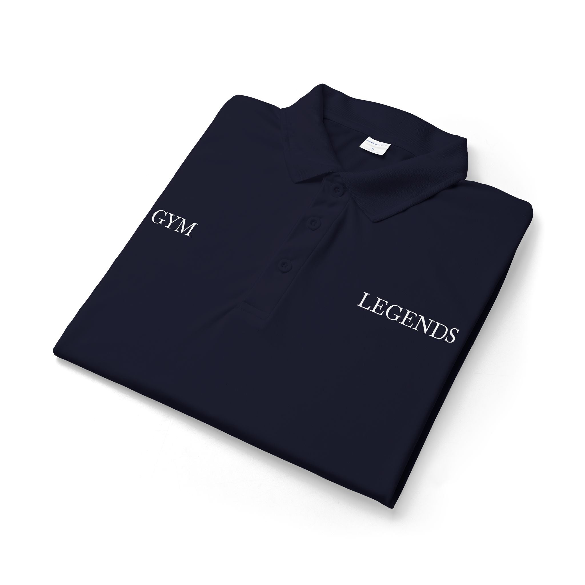 Gym Legends Polo Shirt — Embroidered Performance Golf Polo