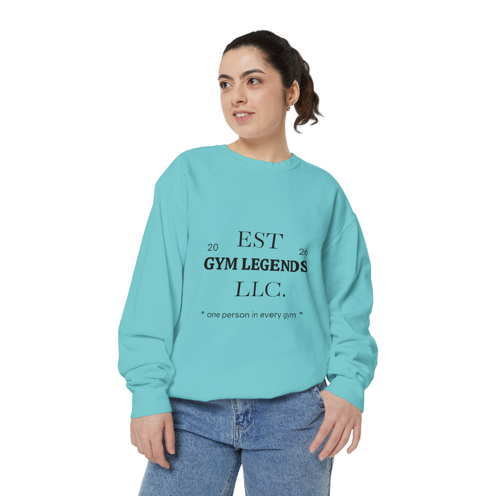 Gym Legends Sweatshirt — EST 2026 Vintage Athletic Crewneck
