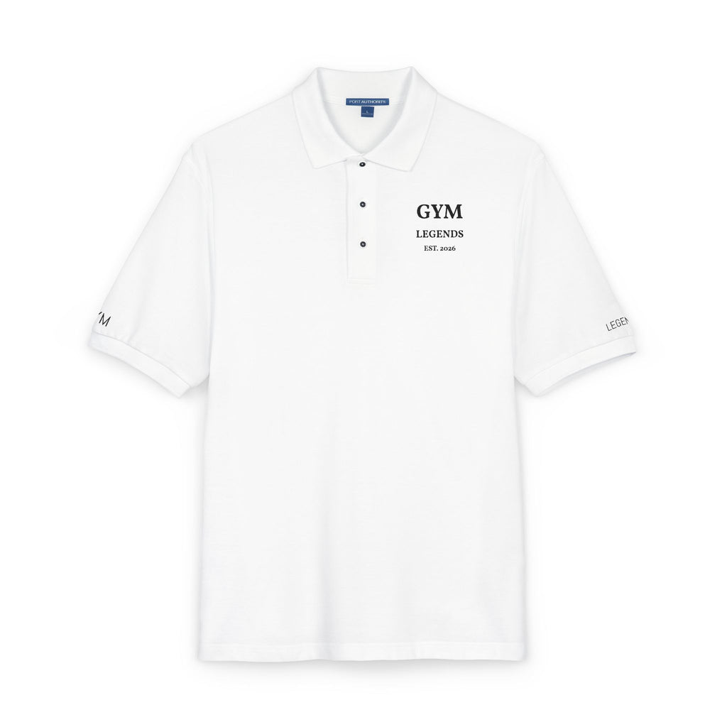 Embroidered 'GYM Legends' Polo Shirt — Classic Athletic Workwear