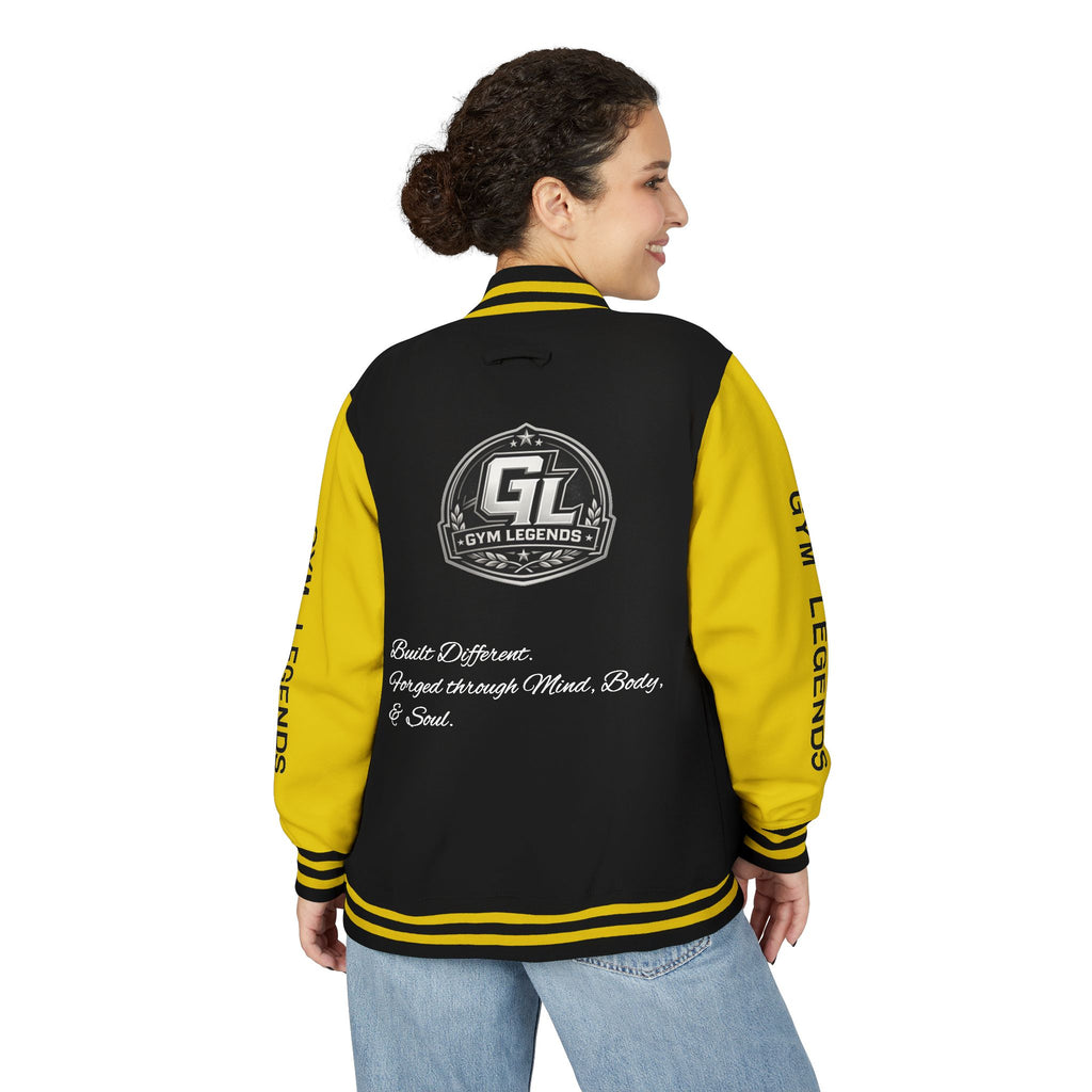 Gym Legends Varsity Jacket — Built Different Edition
