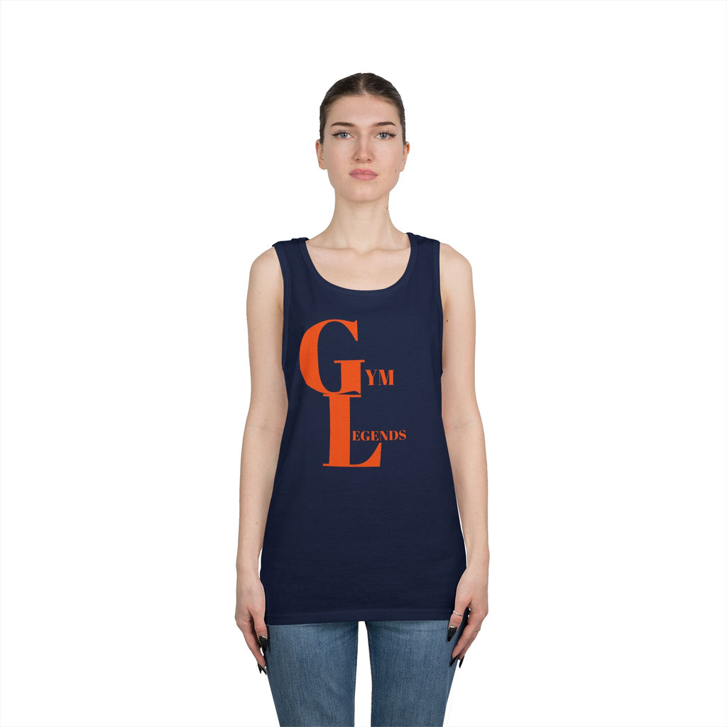 Gym Legends Tank Top — Minimalist Fitness Graphic Tank