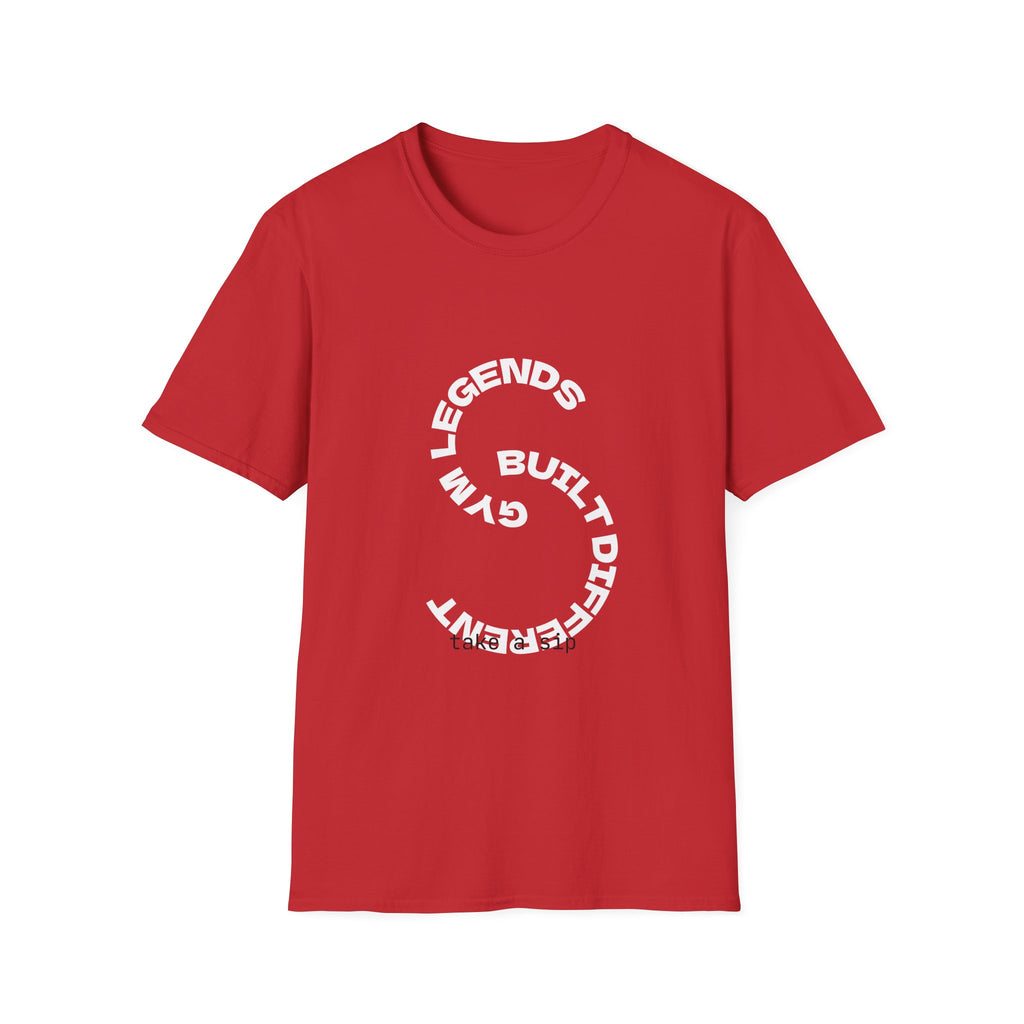 Legends Built Different T-Shirt — Circular Graphic Tee for Athletes & Trendsetters