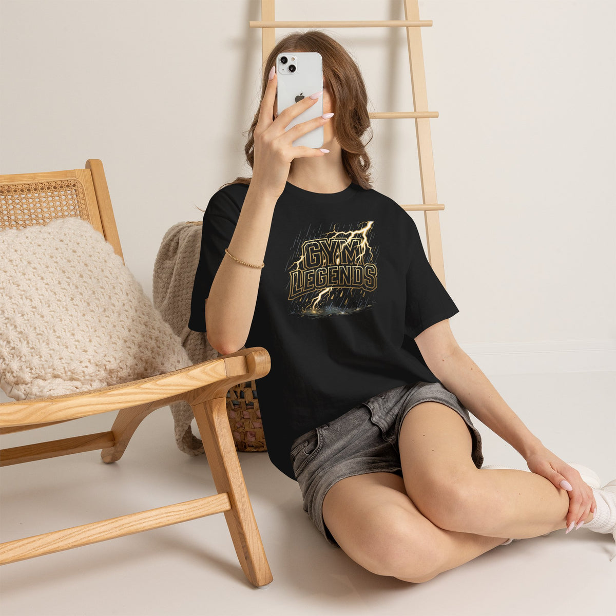 Gym Legends T‑Shirt — Retro Flame Athletic Tee