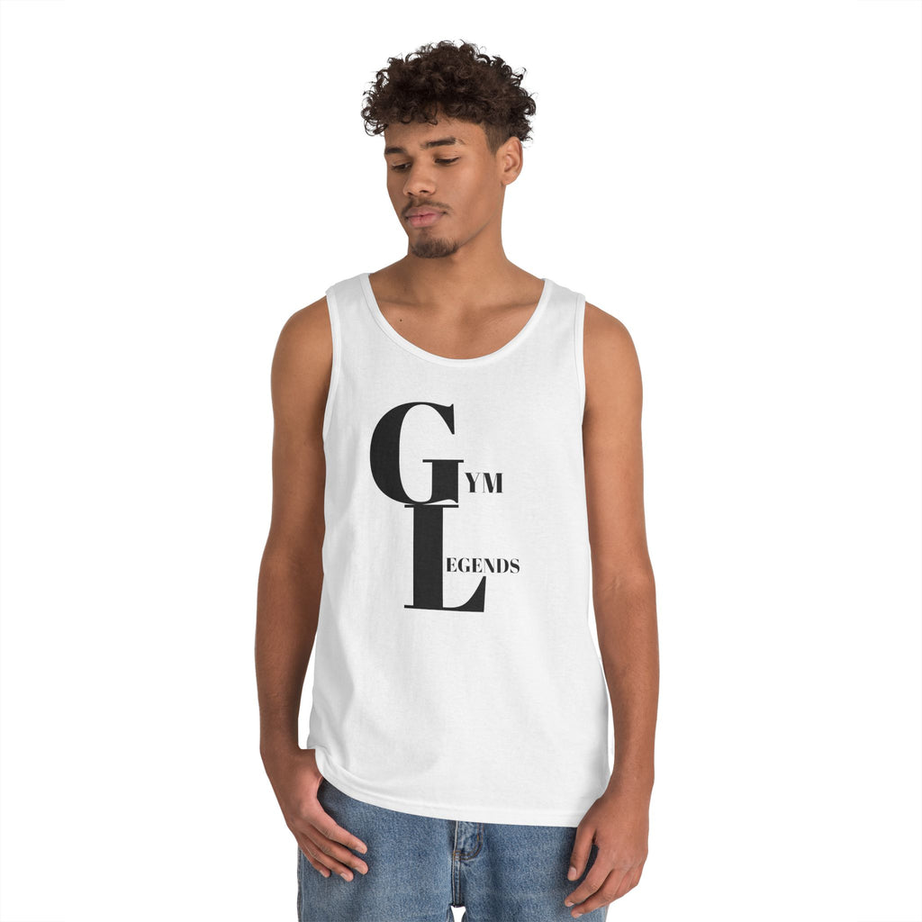 Gym Legends Tank Top — Minimalist Fitness Graphic Tank