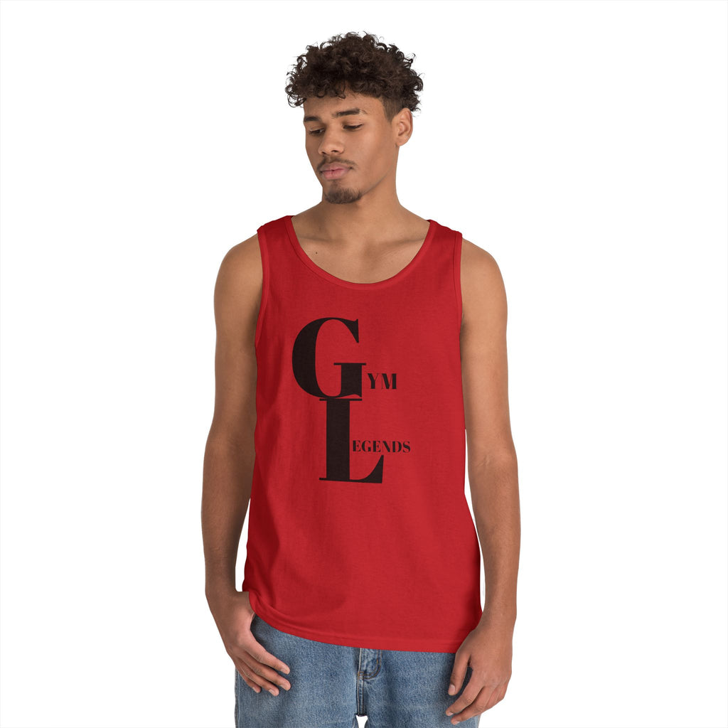 Gym Legends Tank Top — Minimalist Fitness Graphic Tank