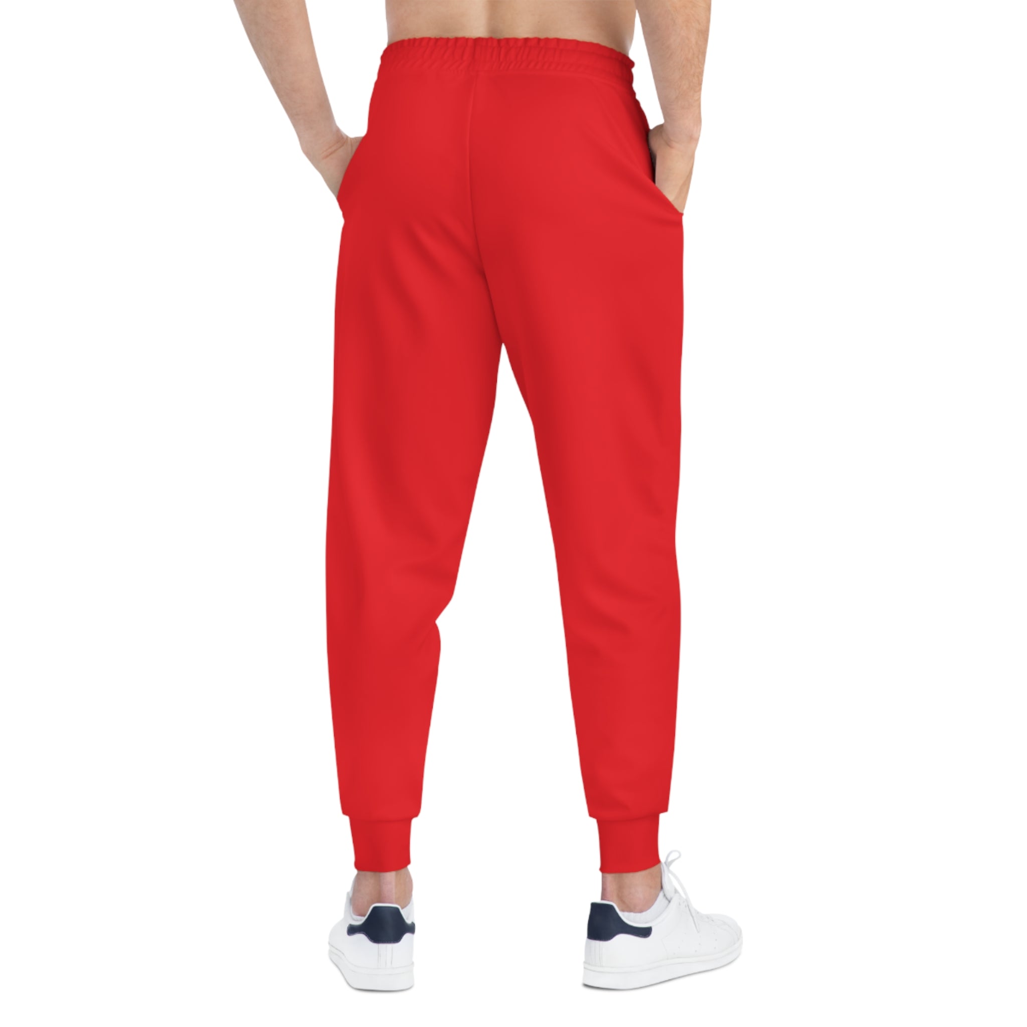 Copy of Copy of Copy of Athletic Joggers — Grey 'GYM LIFE' Vertical Logo Fitness Sweatpants