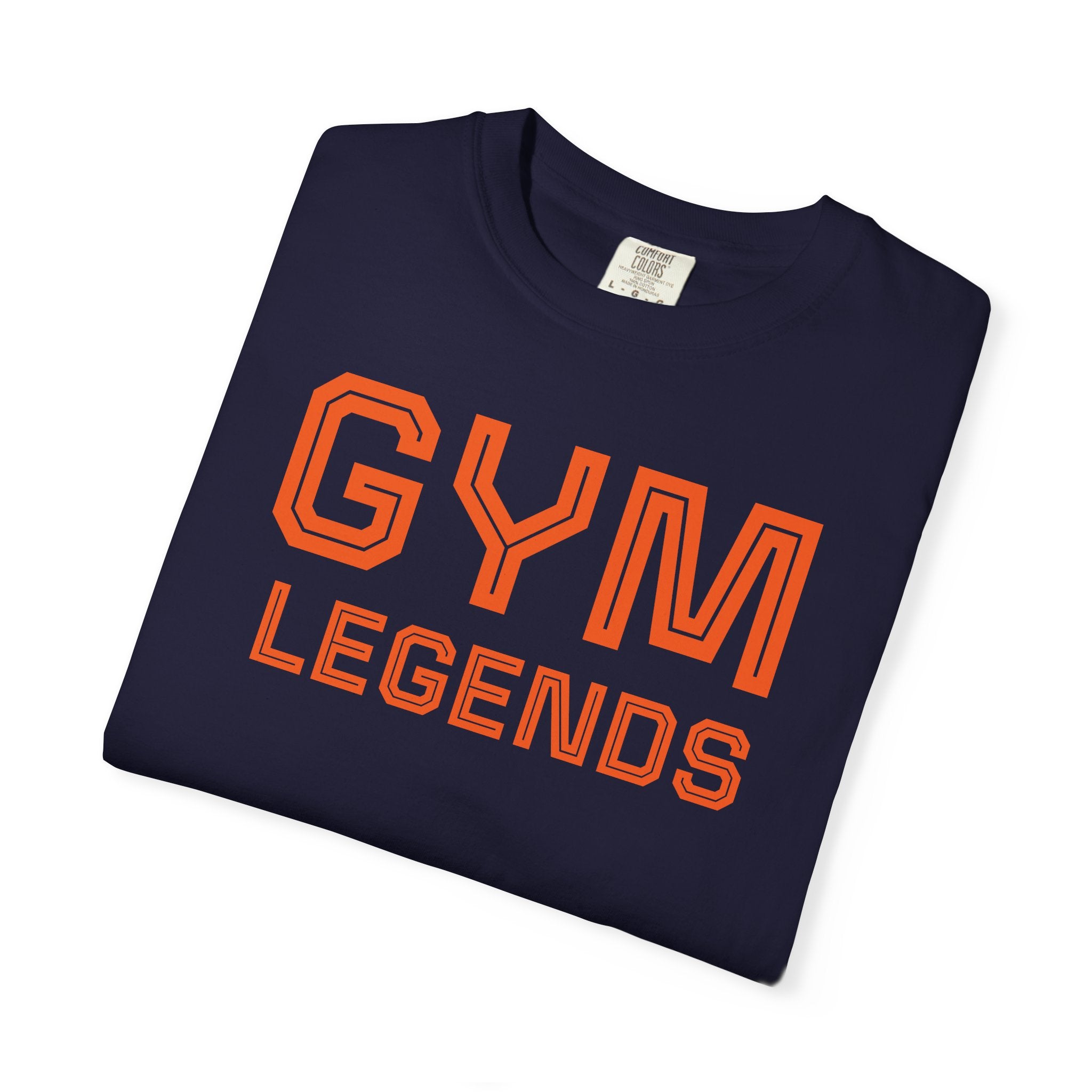Gym Legends T-Shirt — Athletic Vintage Lettering Tee