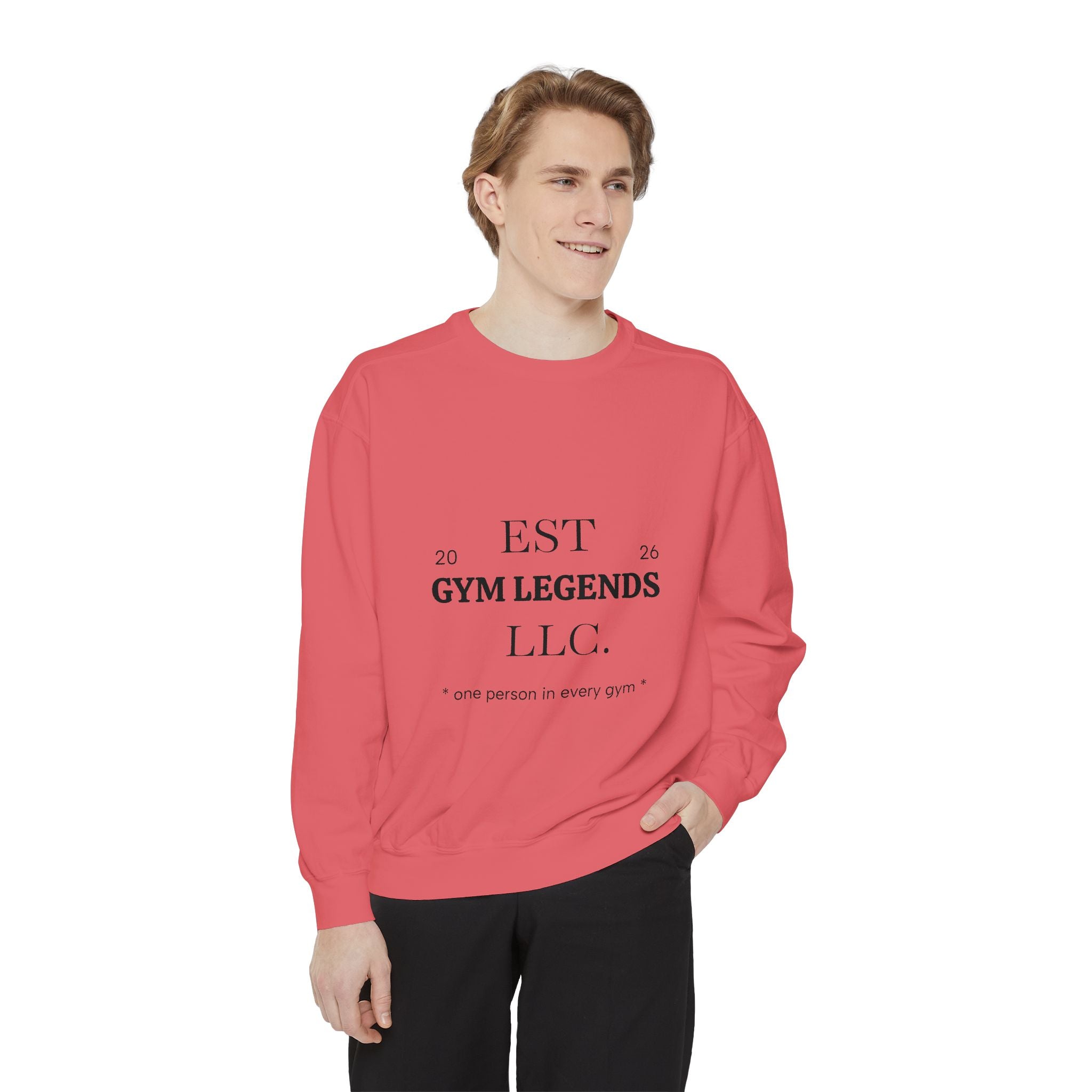 Gym Legends Sweatshirt — EST 2026 Vintage Athletic Crewneck