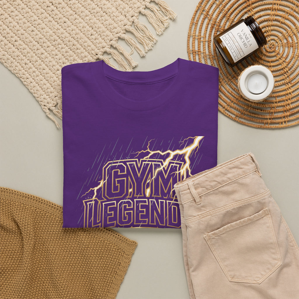 Gym Legends T‑Shirt — Retro Flame Athletic Tee