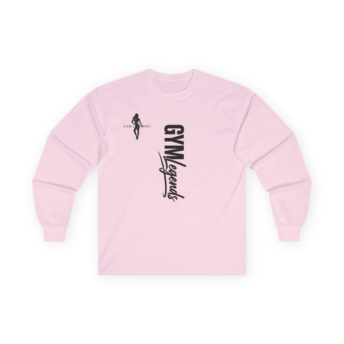 Gym Legends Long Sleeve Tee — 'Gym Legends' Silhouette Fitness Shirt