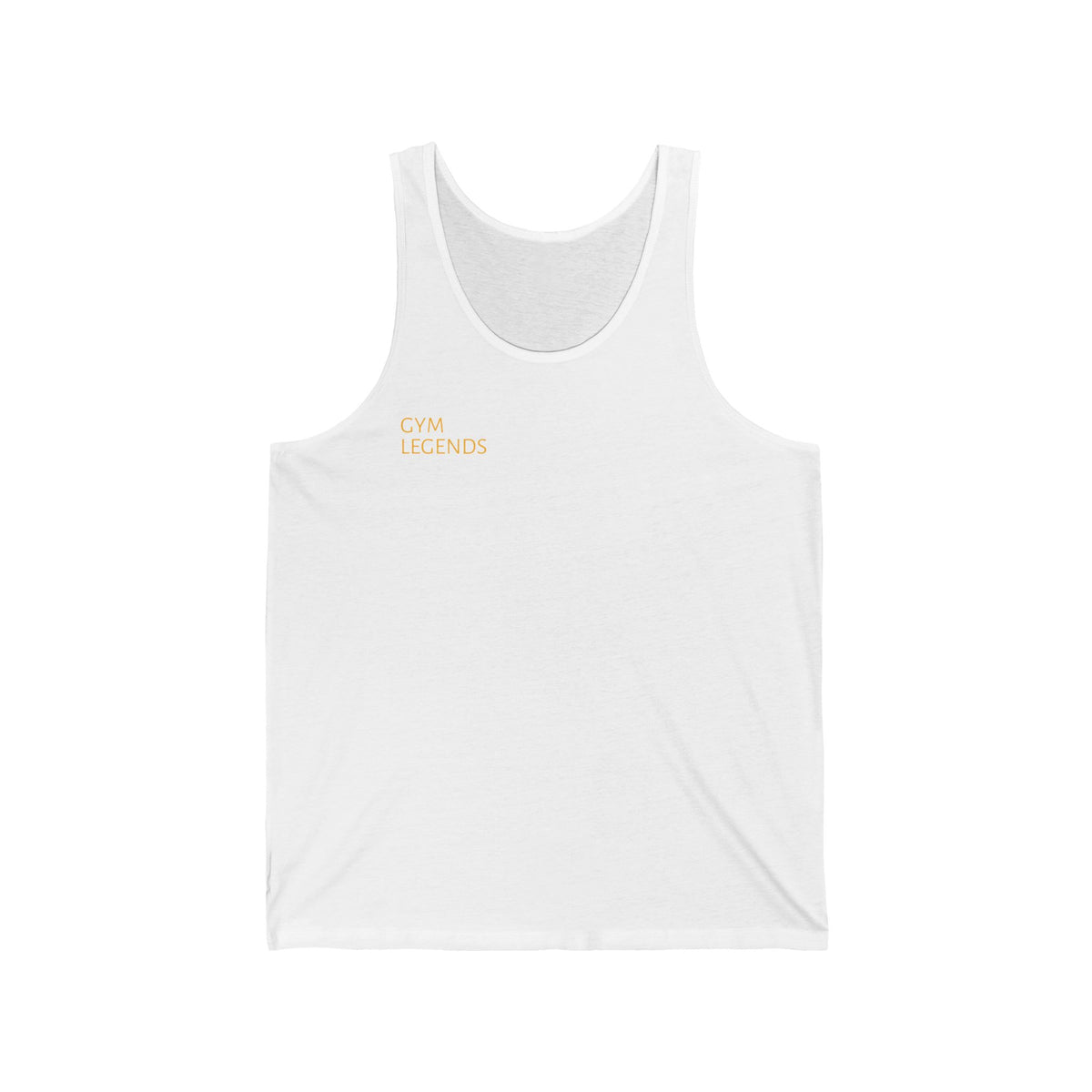 Minimalist 'Good Vibes' White Jersey Tank Top — Lightweight Summer Casual
