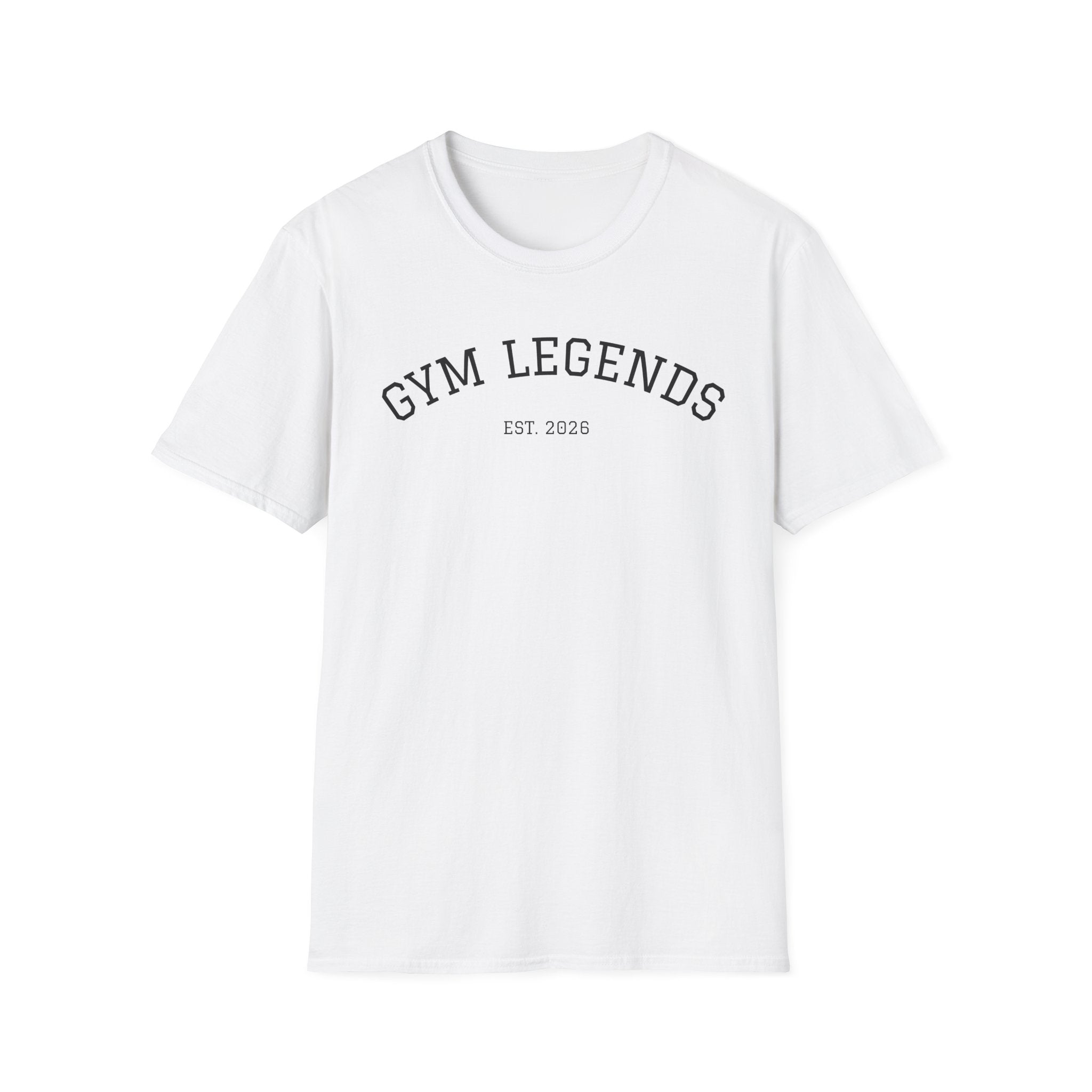 Gym Legends T-Shirt — Established 2026 Athletic Tee