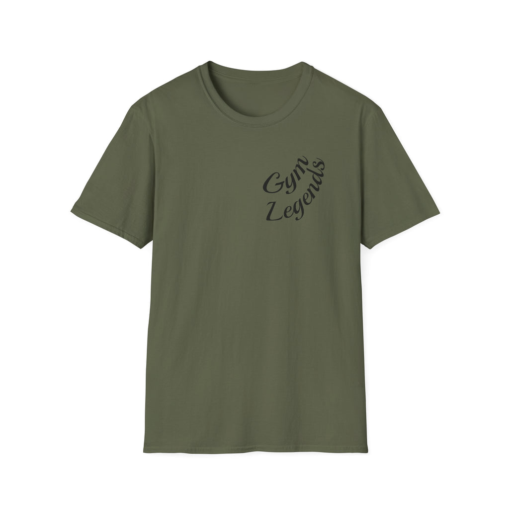 Gym Legends T-Shirt — Minimal Script Fitness Tee