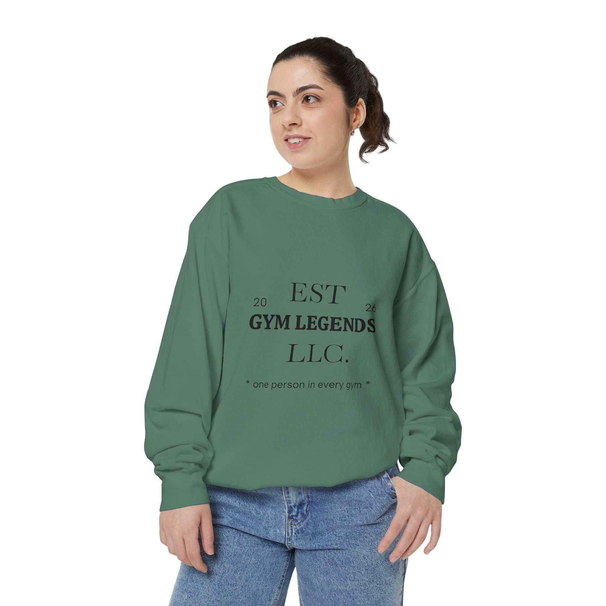 Gym Legends Sweatshirt — EST 2026 Vintage Athletic Crewneck