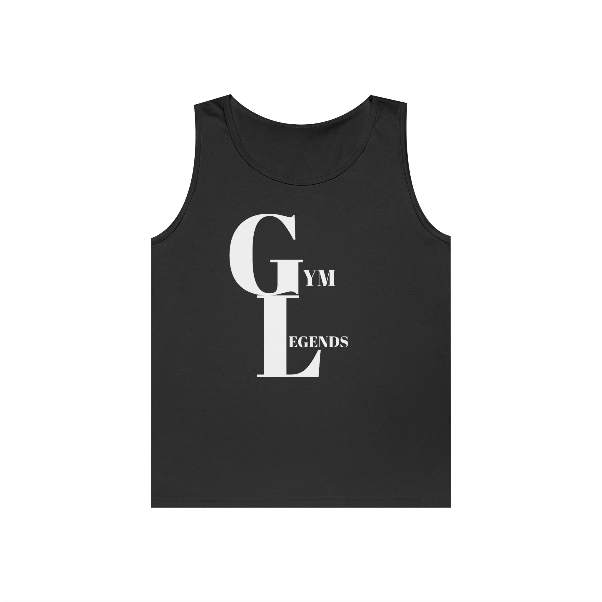 Gym Legends Tank Top — Minimalist Fitness Graphic Tank