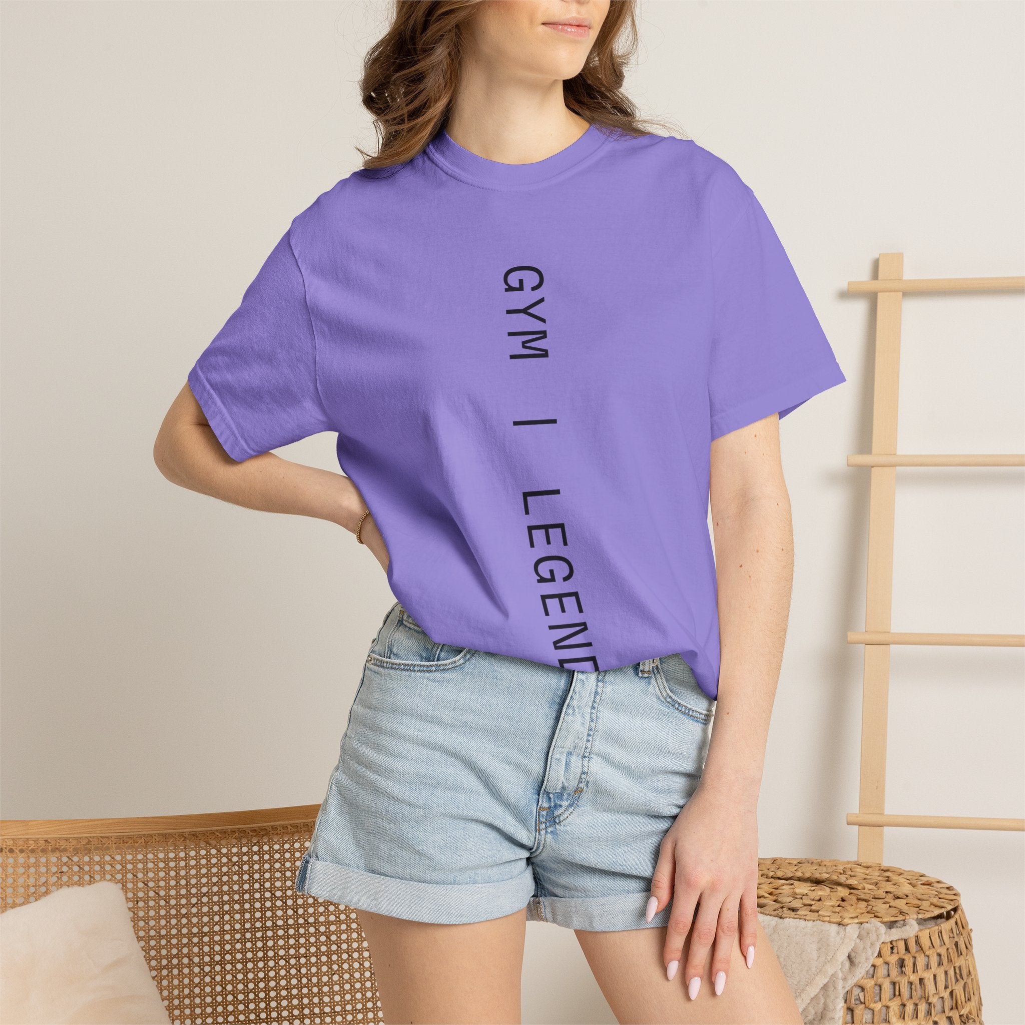 Gym Legends T-Shirt — Vertical Minimal Fitness Tee