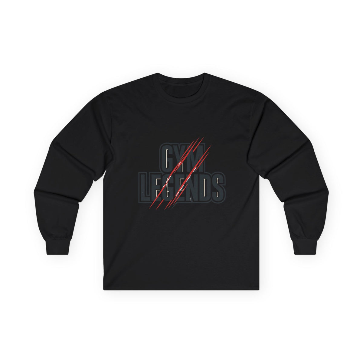 Gym Legends Long Sleeve Tee — Athletic Fitness Workout Shirt