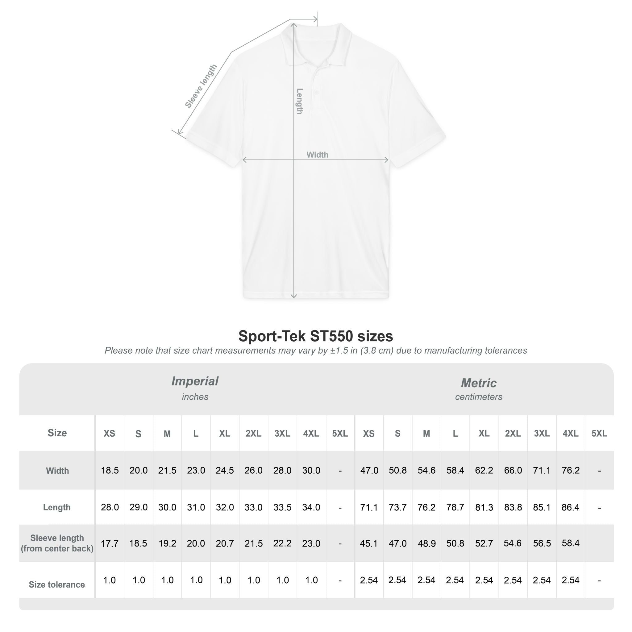 Gym Legends Polo Shirt — Embroidered Performance Golf Polo