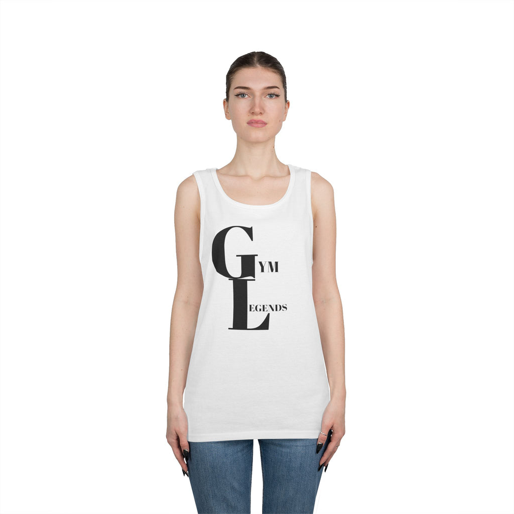 Gym Legends Tank Top — Minimalist Fitness Graphic Tank