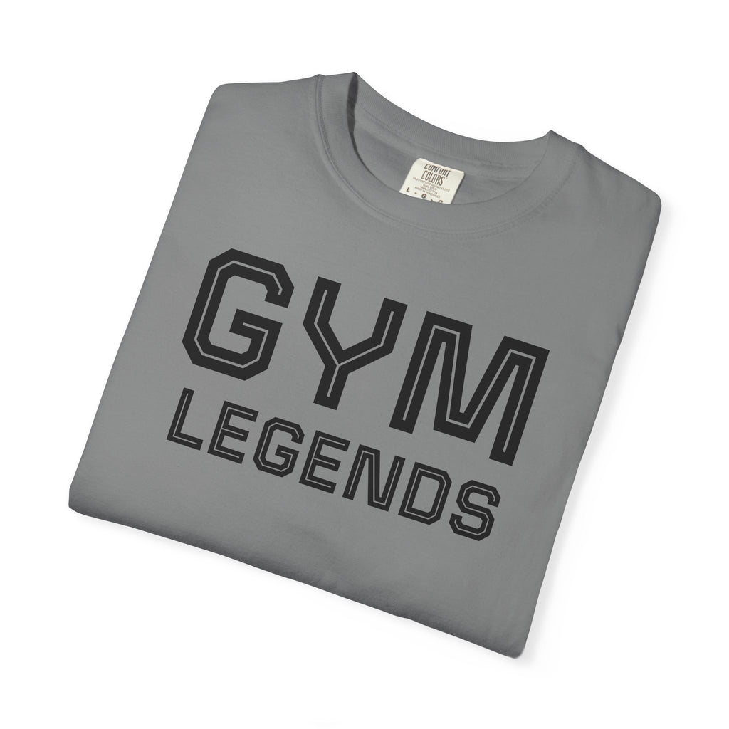 Gym Legends T-Shirt — Athletic Vintage Lettering Tee
