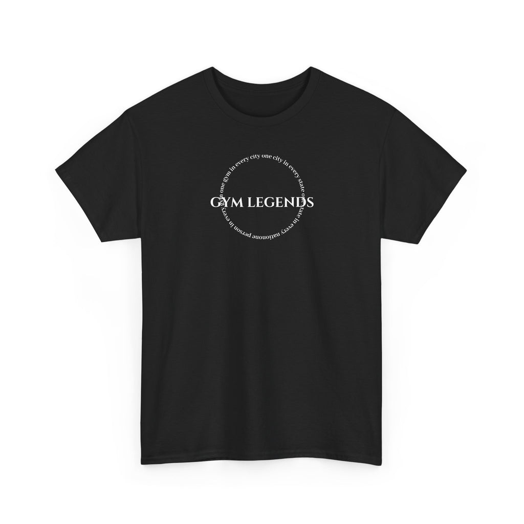 Gym Legends T-Shirt — Minimal Gym Logo Tee