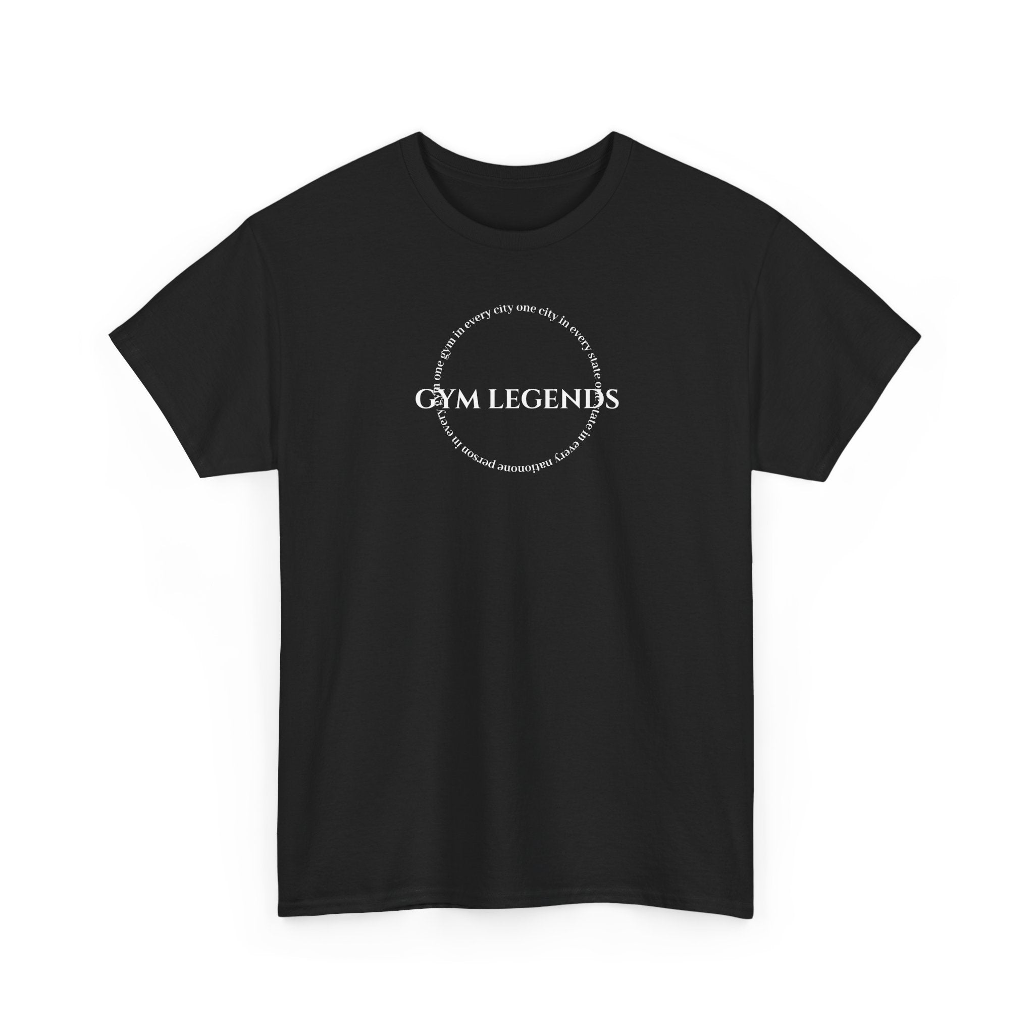 Gym Legends T-Shirt — Minimal Gym Logo Tee