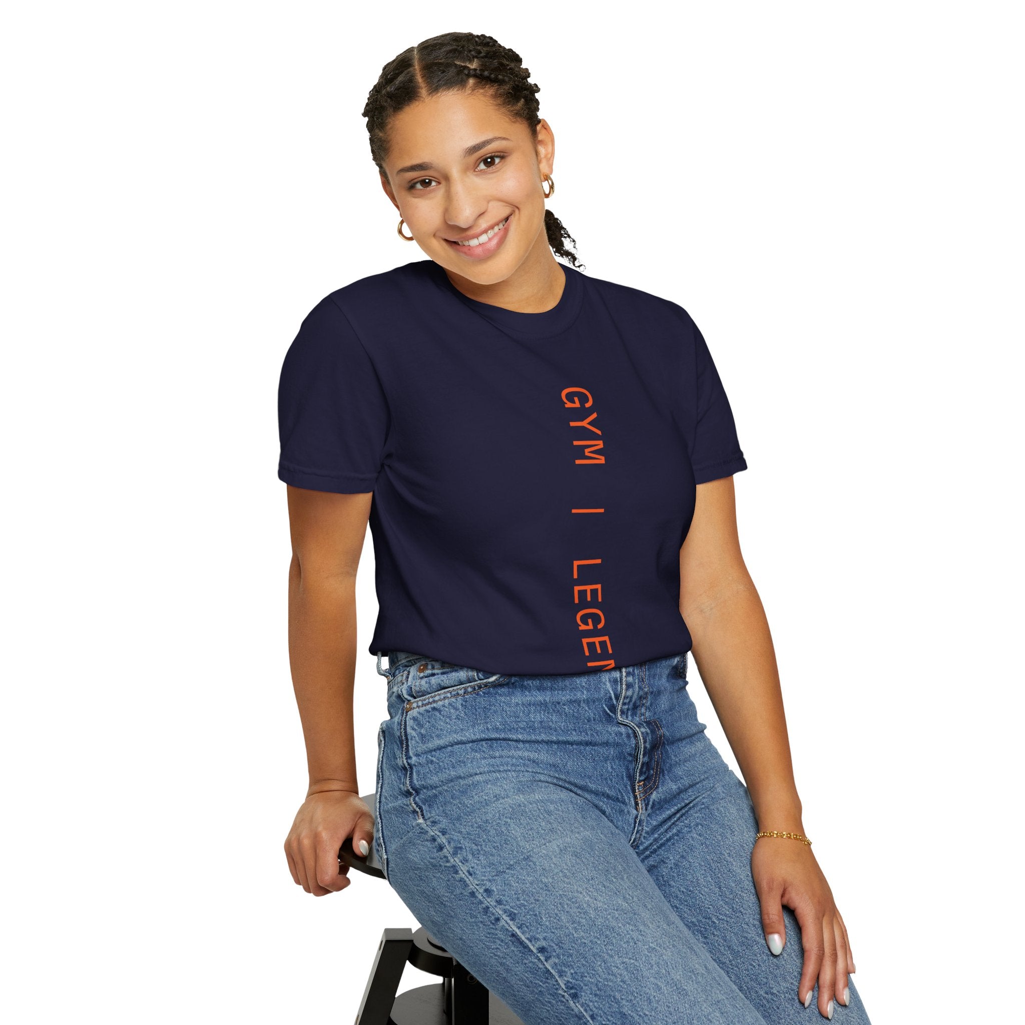 Gym Legends T-Shirt — Vertical Minimal Fitness Tee