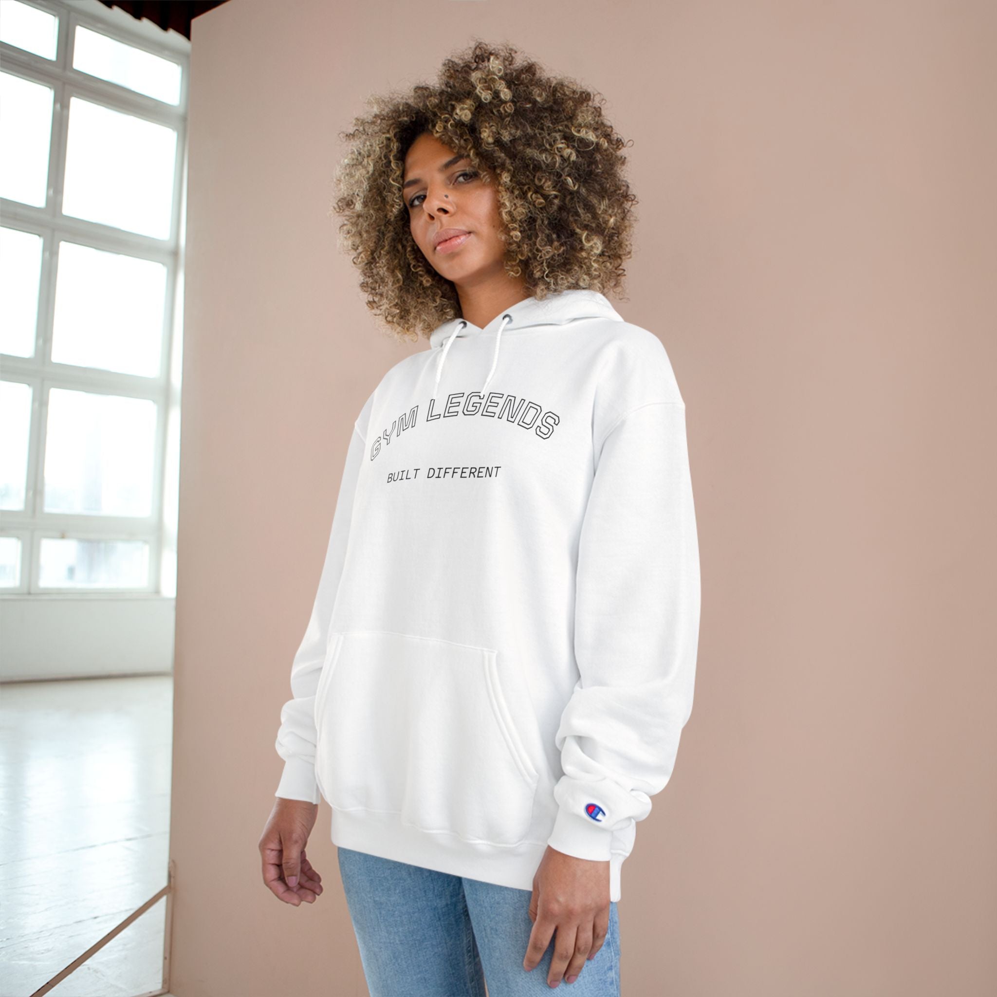 Gym Legends Hoodie — "Built Different" Athletic Pullover