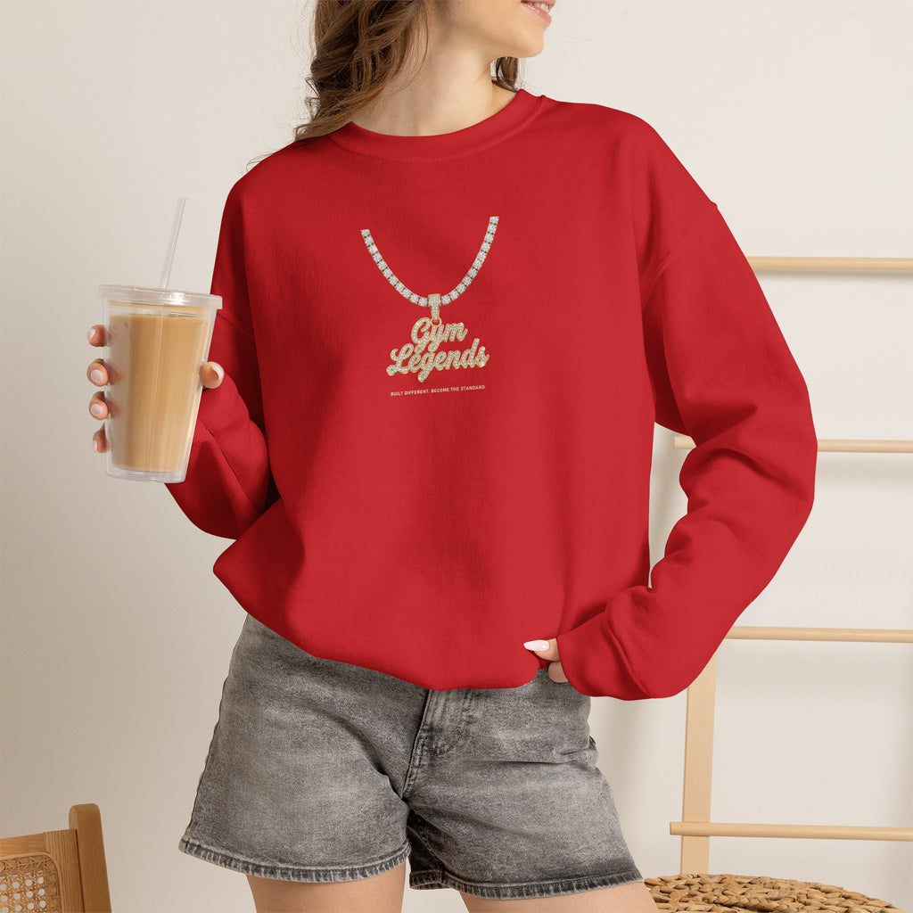 Gold Necklace 'Best Friends' Crewneck Sweatshirt